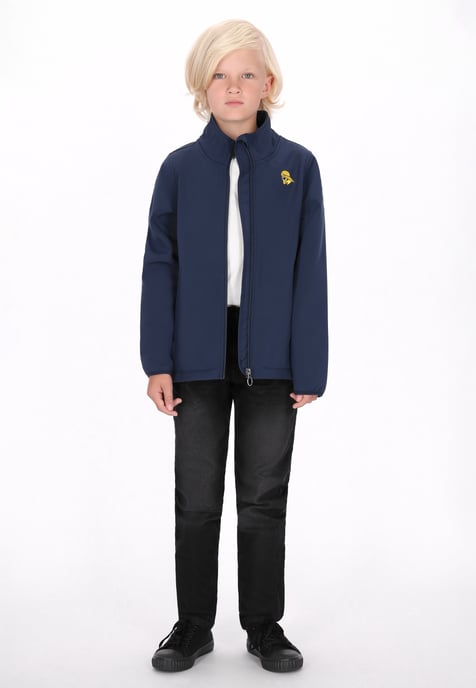 Schmuddelwedda softshell jas jongens (kinderen) marine - Image 2