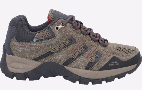 Hi-Tec Torca Low Mesh Dames Wandelschoenen Donker Taupe/Antraciet - Image 1