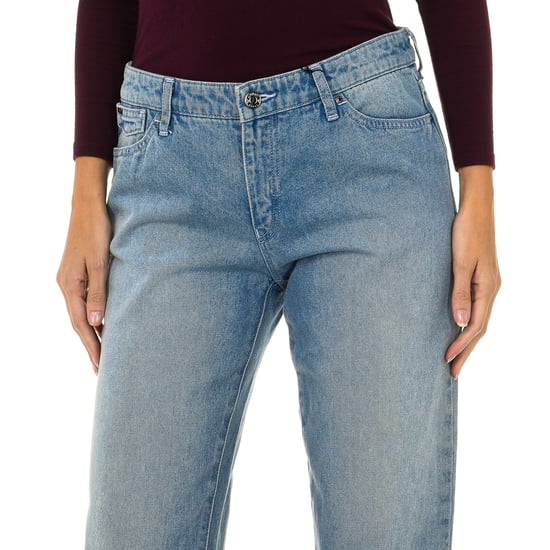 Long straight cut denim pants 6Y5J15-5DWSZ woman