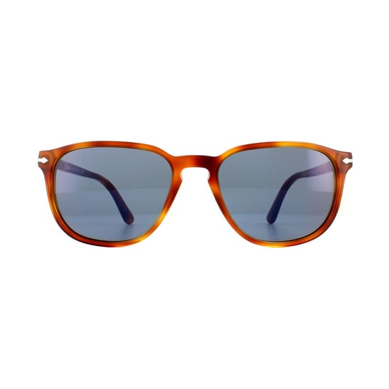 Persol Rechte Mannen Terra Di Siena Lichtblauwe Zonnebril - Image 1