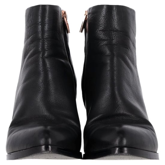 Alexander Wang Gabi Cutout Hak Enkellaarsjes van Zwart Leer - Image 2