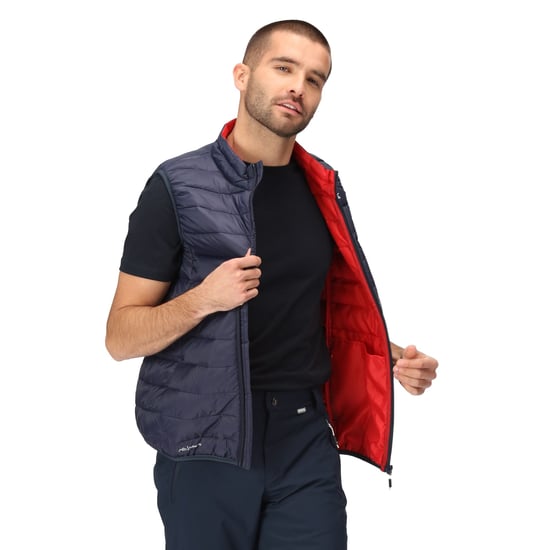 Regatta Mens Marizion Quilted Gilet (Navy/Danger Red)