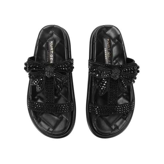 Kurt Geiger London Orson Crystal Drench Bow Sandals