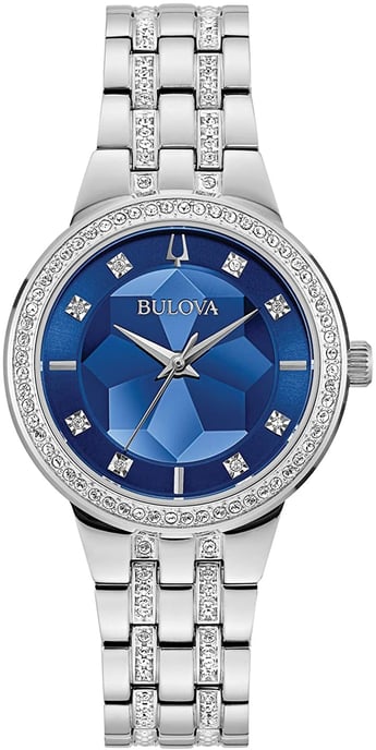 Bulova Phantom Crystal Dames Horloge Zilver 96L276 - Image 1