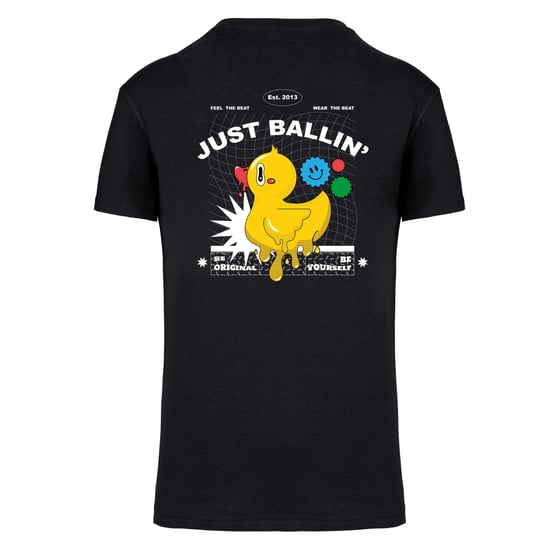 Ballin Est. 2013 Tee SS Backprint Duck Shirt Zwart - Image 2