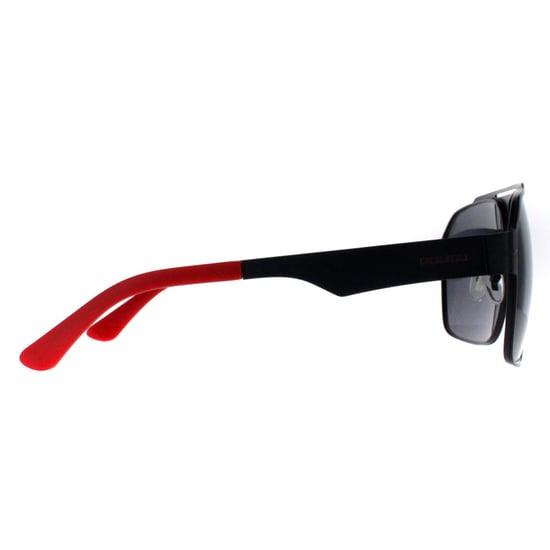 Police Aviator Mens Matte Dark Grey Smoke Polarized SPLL08M Summit 1