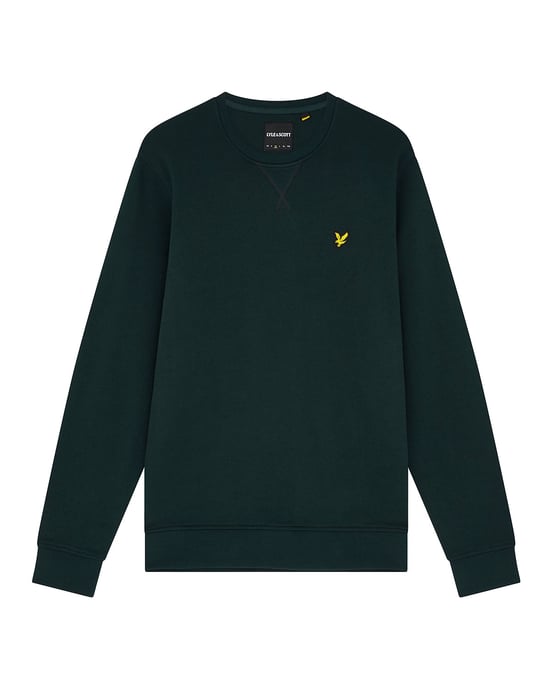 Lyle & Scott sweatshirt met ronde hals in groen - Image 1