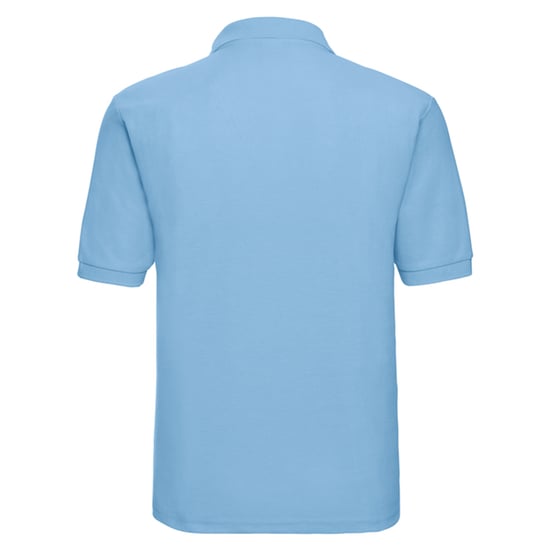 Russell Heren Klassiek Polycotton Poloshirt (Sky) - Image 2