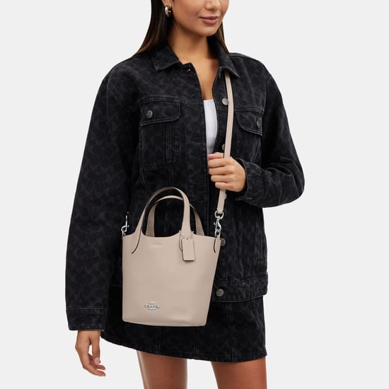 Hanna Bucket Bag in Double Face Leather