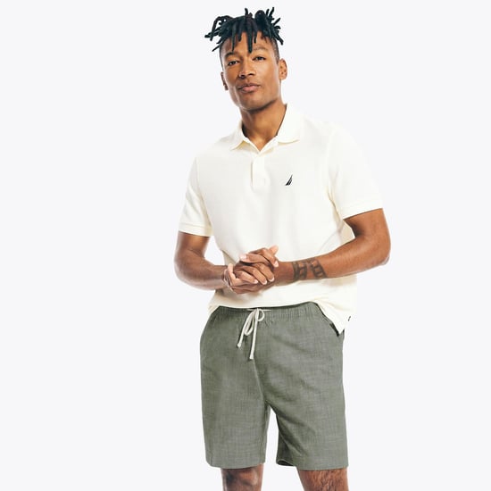 NAUTICA Textured Cotton Boardwalk Shorts