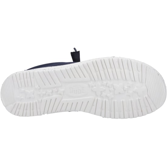 HEYDUDE Wally Canvas 100% Katoen Heren Navy Bootschoenen - Image 3
