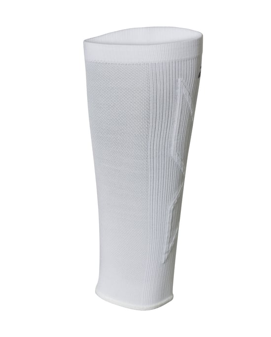X Compression Calf Sleeves White/White - Image 2