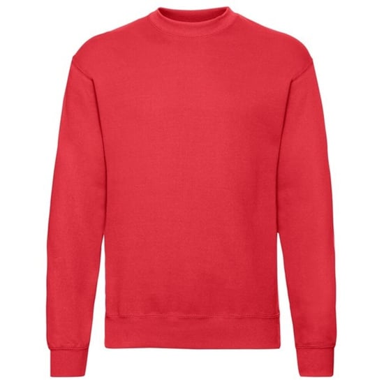 Fruit of the Loom Heren Klassiek 80/20 Ingezet Sweatshirt (Rood) - Image 1