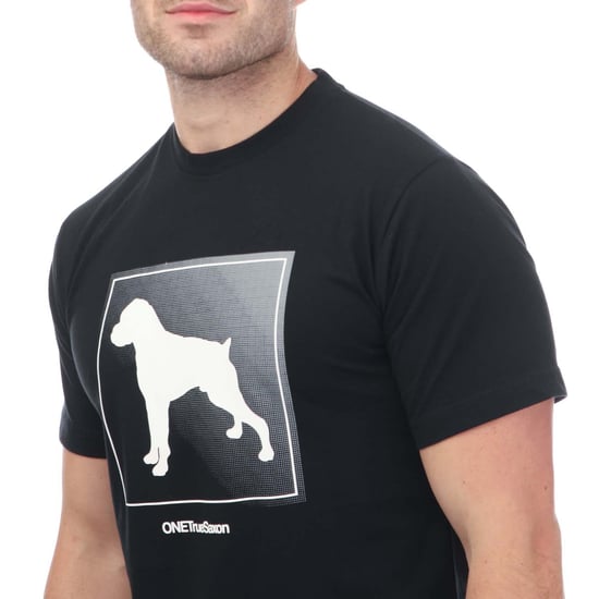 Heren One True Saxon Braice T-shirt in Zwart - Image 3