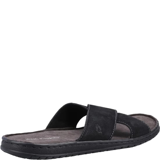 Hush Puppies Heren Nile Crossover Leren Sandalen (Zwart) - Image 2
