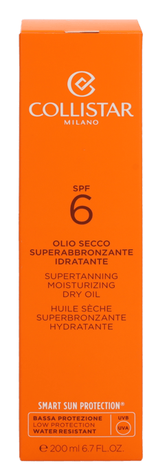 Collistar Supertanning Moisturizing Dry Oil SPF6 200ml. - Image 2