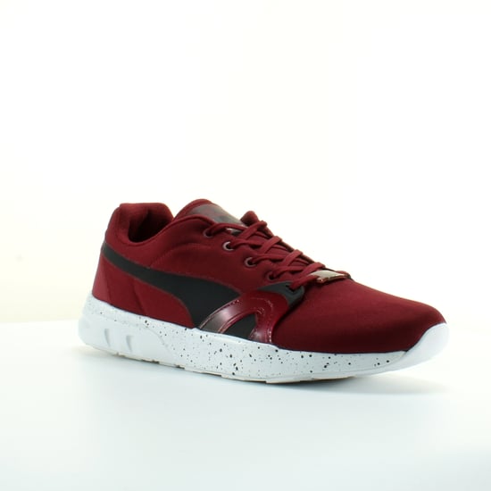 Puma Trinomic XT Speckle Red Textile Mens Lace Up Trainers 359872 01