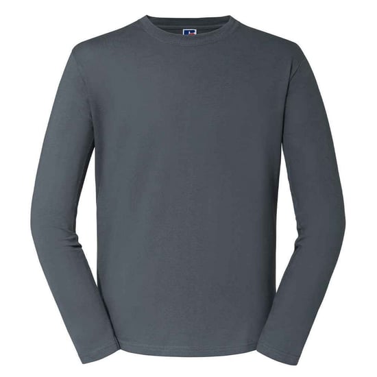 Russell Unisex Klassiek T-shirt met lange mouwen voor volwassenen (Konvooi Grijs) - Image 1