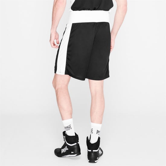 Lonsdale Mens Box Short Wide Elasticated Waistband Training Boxing Gym Bottom