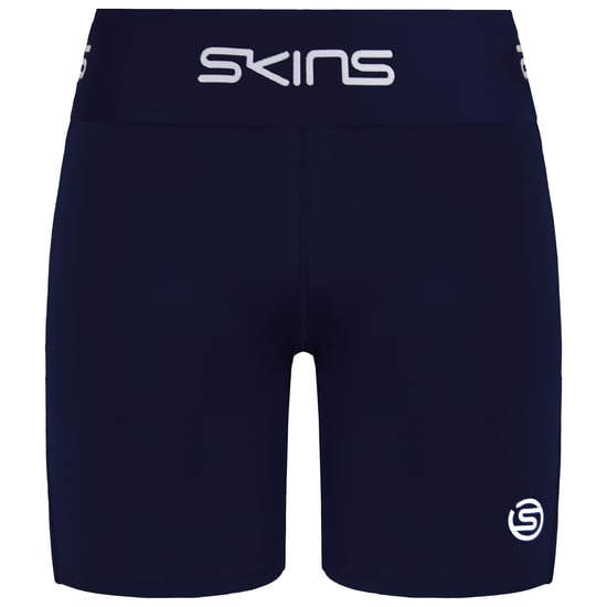 Skins Serie-1 Dames Navy Half Halfbroek Shorts - Image 1