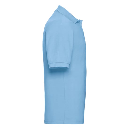 Russell Heren Klassiek Polycotton Poloshirt (Sky) - Image 3