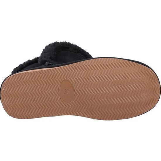 Hush Puppies Girls Ashlynn Suede Slippers (Black)