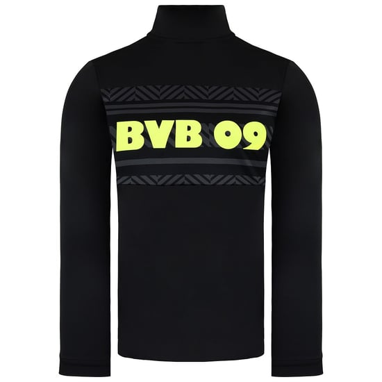 Puma BVB 09 Borrusia Dortmund Kids Zwarte Prematch Sweater - Image 1