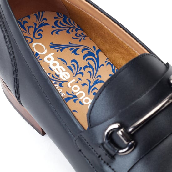 Base London Russo Leren Herenpantoffels Zwart - Image 6