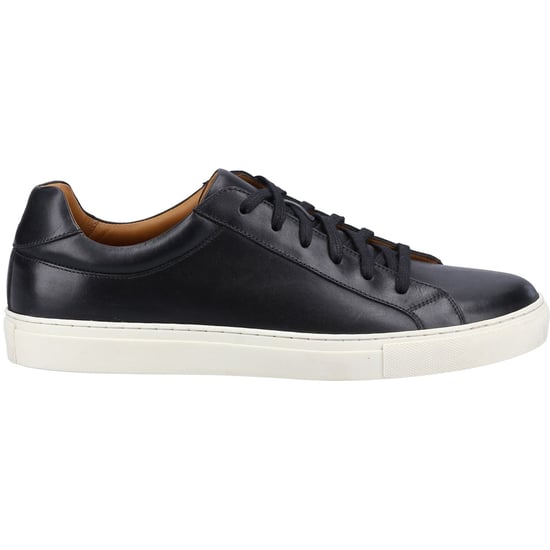 Hush Puppies Colton Leer Heren Zwart Trainers - Image 4