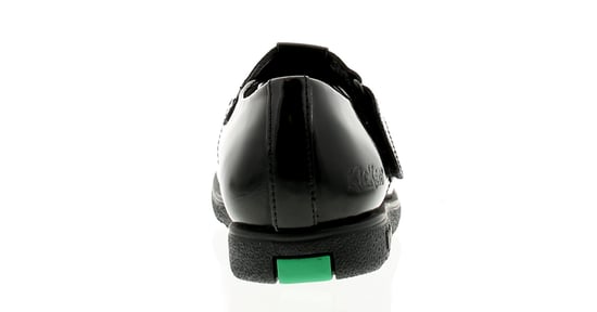 Kickers Fragma T Bar J Girls Kids School Shoes Black