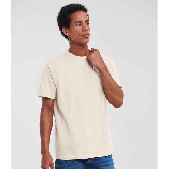 Russell Heren Ringspun Cotton Classic T-shirt (Natuurlijk) - Image 3