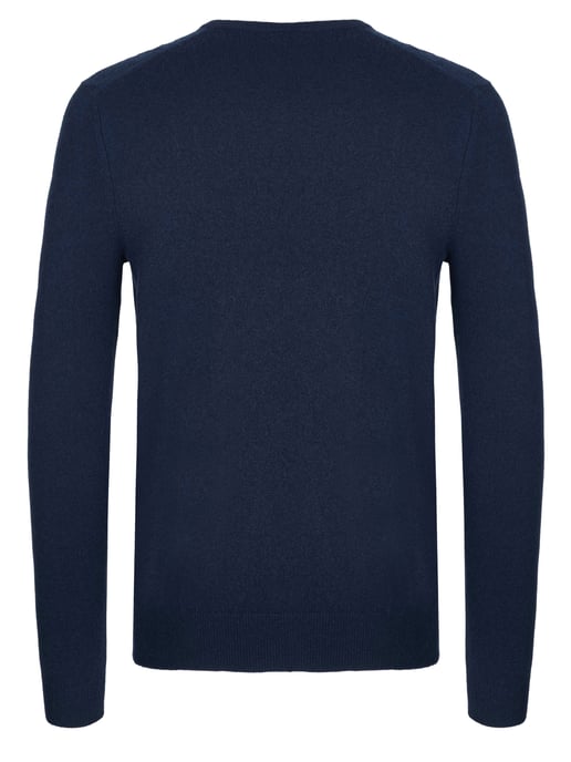 Malo Optimum kasjmier trui navy - Image 2
