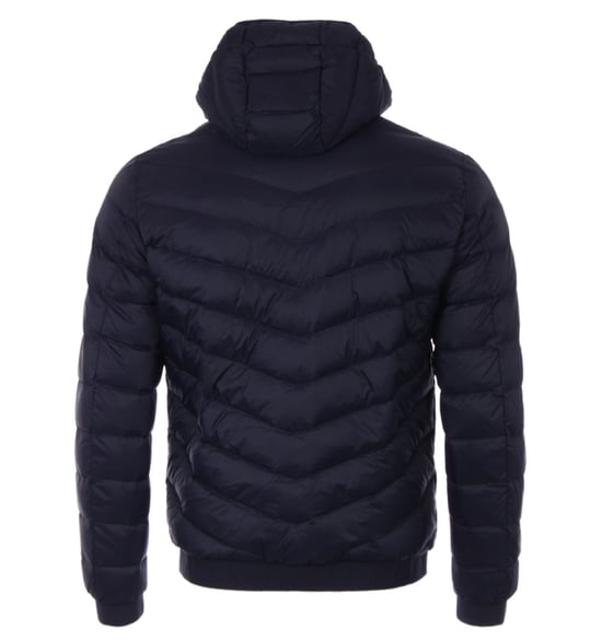Armani Exchange Milano/New York Logo Heren Gewatteerde Kapjacket - Image 2