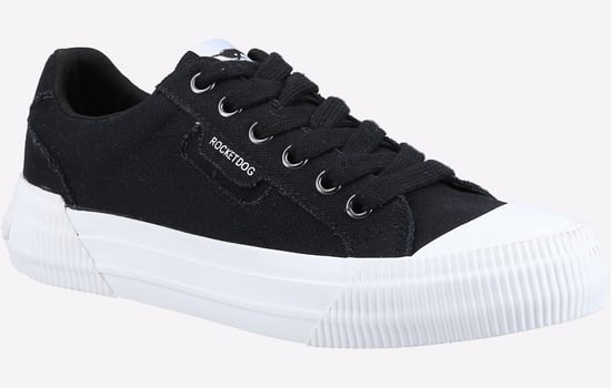 Women's Rocket Dog Cheery Canvas Pumps in White - Image 2