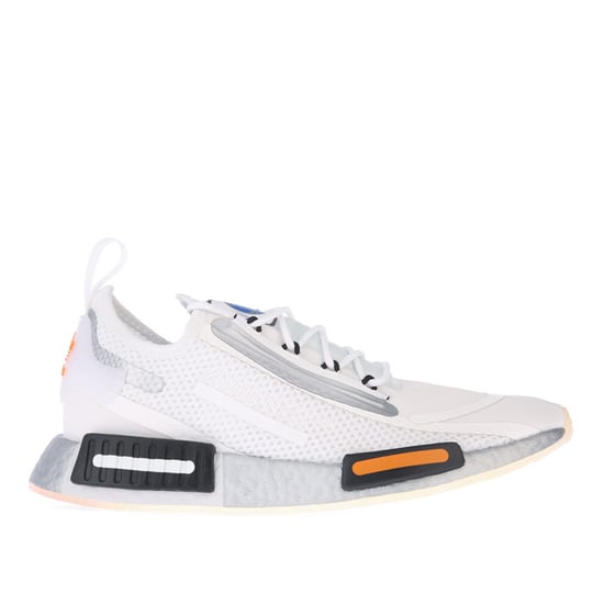 Men's adidas Originals NMD_R1 Spectoo Trainers in White Black