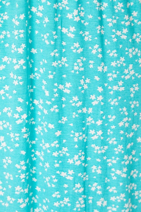 Petite Ditsy Floral Jersey Strappy Midi Sundress