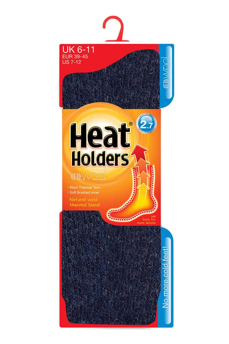Heat Holders - 2,7 tog thermo wollen sokken voor heren - Marine - Image 2