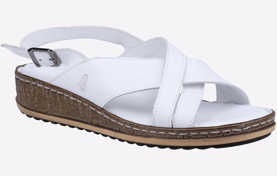 Hush Puppies Elena Cross Over Wedge Sandalen LEER Dames - Image 2