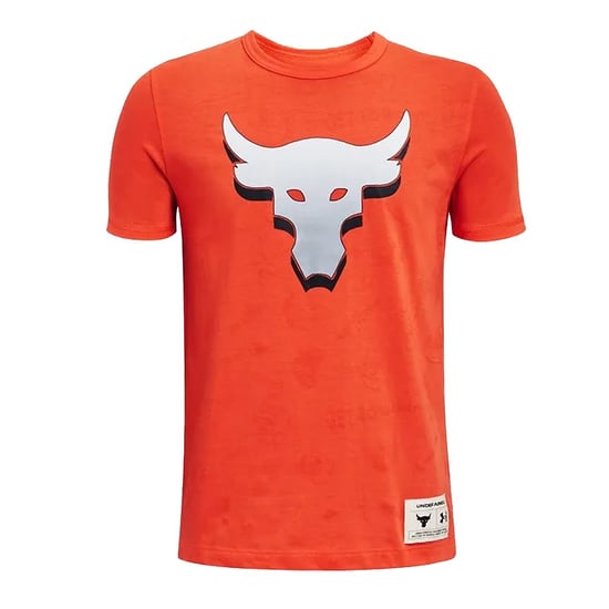 Under Armour Project Rock SMS Kids Orange T-Shirt