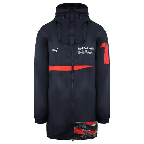 Puma Red Bull Racing RCT Long Sleeve Zip Up Navy Blue Mens Long Jacket 577760 01
