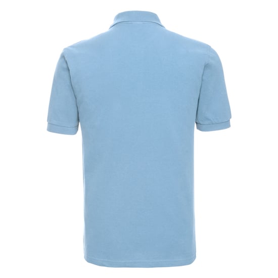 Russell Heren Klassiek Katoenen Polo Shirt (Sky) - Image 2