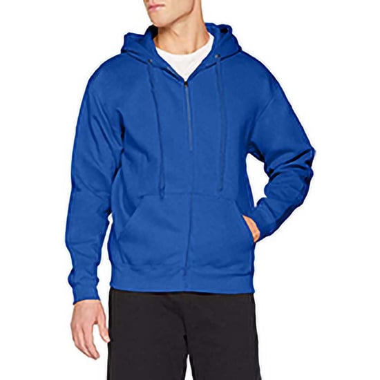 Fruit Of The Loom Heren Premium 70/30 Hooded Zip-Up Sweatshirt / Hoodie (Royaal Blauw) - Image 2