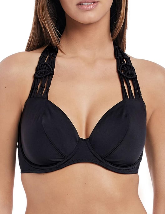 Freya Macrame Halterneck Bikini Top