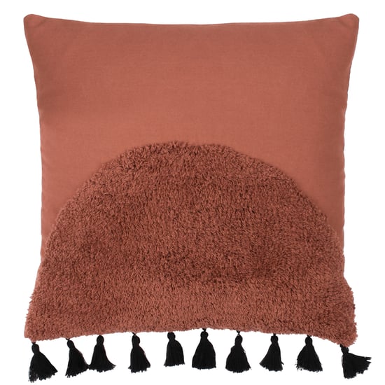 furn. Radian Halve Cirkel Ge tufted Katoenen Kussenhoes met Franje - Image 1
