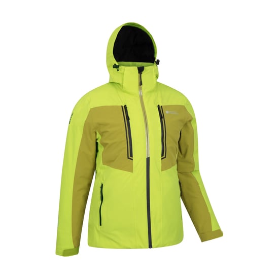 Mountain Warehouse Mens Phase Extreme Waterproof Ski Jacket (Green)