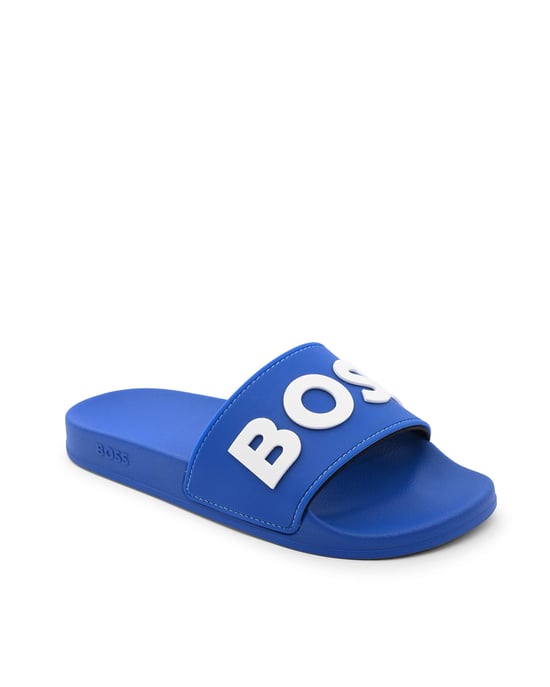 Men's Boss Kirk Sliders in Blue - Image 2