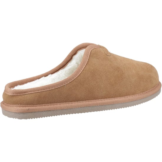 Hush Puppies Conrad Suède Herenslippers Tan - Image 2