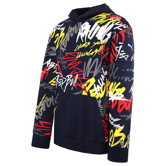 Puma Red Bull Racing Street Midlayer Hoody Navy Mens Pullover Jumper 595145 01