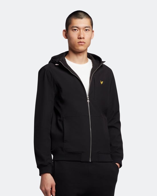 Lyle & Scott Jas zomer Softshell Jacket Zwart - Image 1