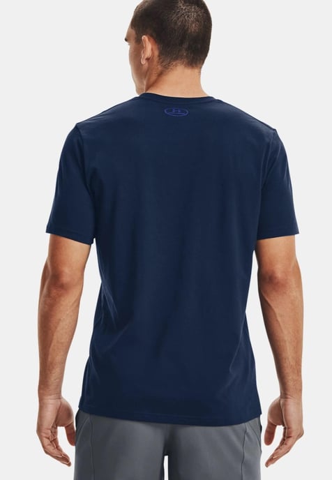 Under Armour Heren UA GL Foundation T Shirt In Navy - Image 2